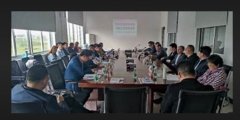 省墙改办核验我市新墙材蓝冠官网示范项目